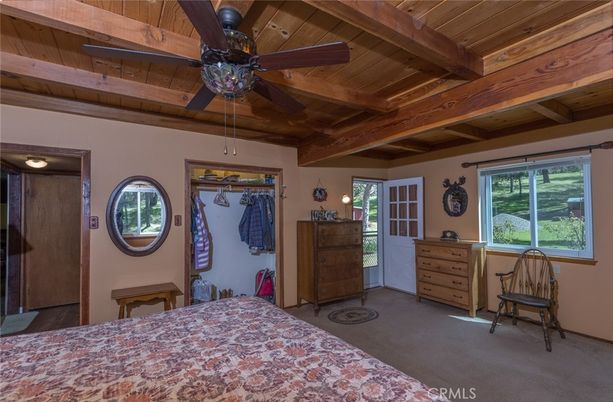 Bedroom, Interior, Wooden Beams, Wooden Ceilings