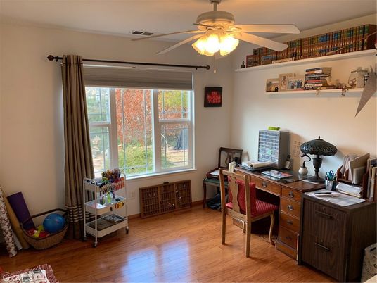 Home Office, Interior, Wood Texture Flooring