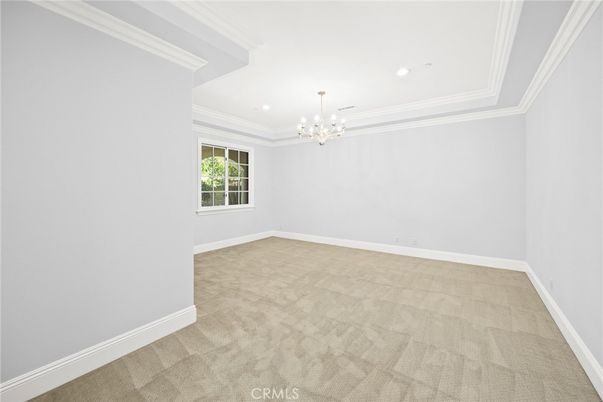 Chandelier, Empty room, Interior, Recessed Lighting