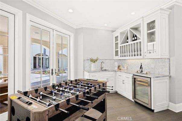 Game Room, Interior, Kitchen, Recessed Lighting, Wood Texture Flooring