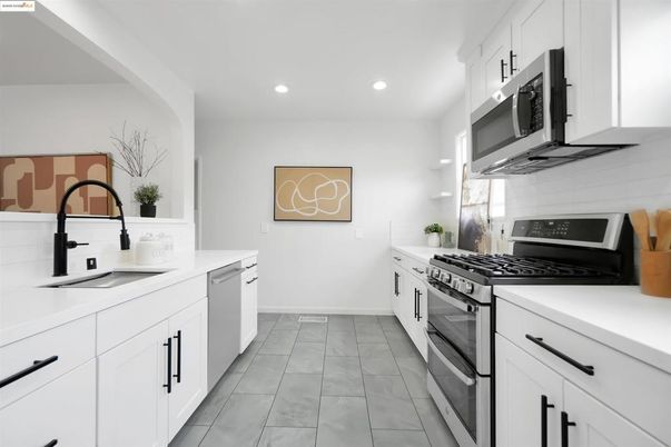 Interior, Kitchen, Recessed Lighting, Stainless Steel Appliances