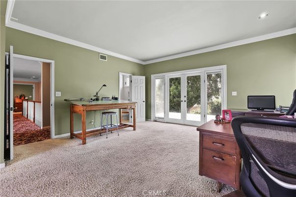 Home Office, Interior, Recessed Lighting