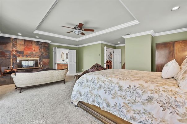 Bedroom, Interior, Recessed Lighting