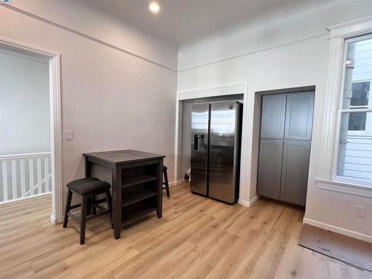 Elevator, Interior, Recessed Lighting, Wood Texture Flooring