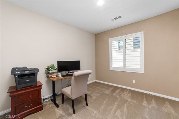 Home Office, Interior, Recessed Lighting