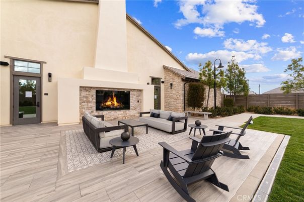 Backyard, Exterior, Fireplace