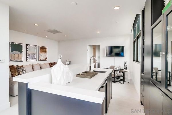 Interior, Kitchen, Living room, Recessed Lighting