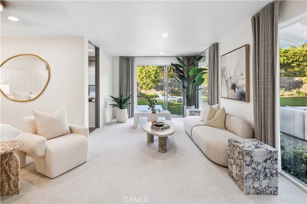Interior, Living room, Recessed Lighting