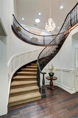 Chandelier, Interior, Recessed Lighting, Wood Texture Flooring