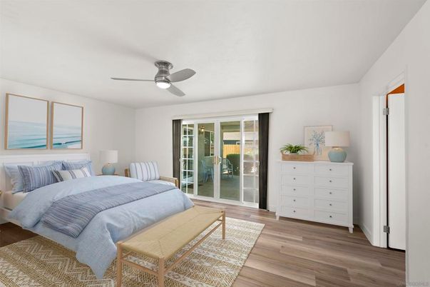 Bedroom, Interior, Wood Texture Flooring