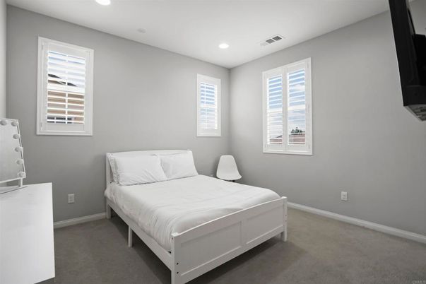 Bedroom, Interior, Recessed Lighting