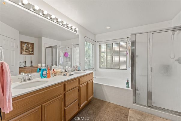 Bathroom, Dual Sink Vanities, Glass Shower, Interior