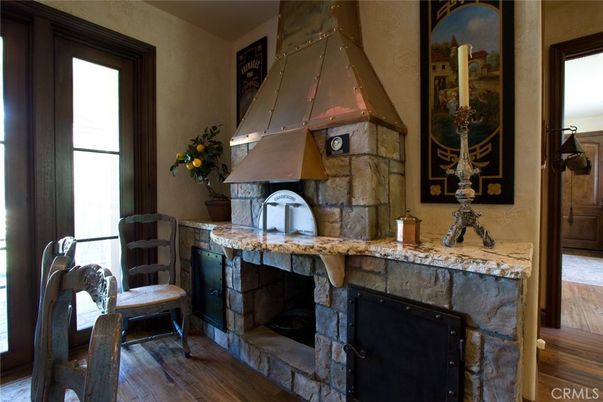 Fireplace, Interior, Wood Texture Flooring