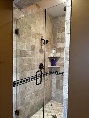 Bathroom, Glass Shower, Interior