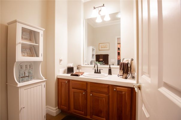Bathroom, Interior, Tile Countertops