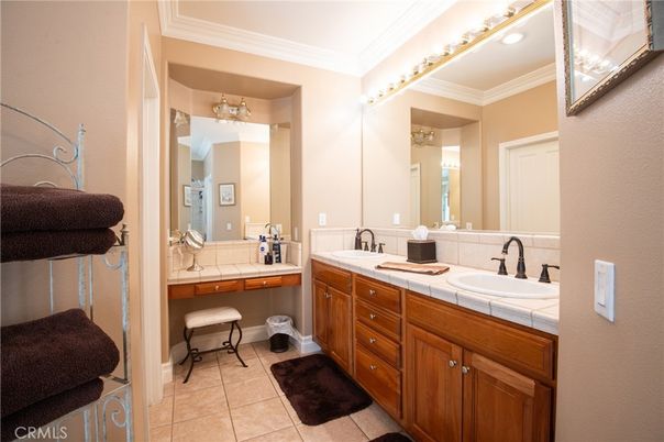 Bathroom, Dual Sink Vanities, Interior, Tile Countertops