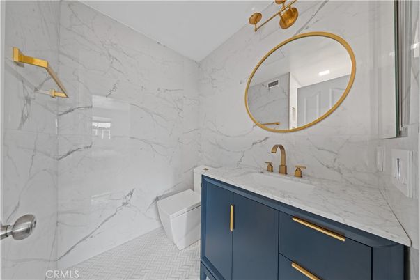 Bathroom, Interior, Marble Walls