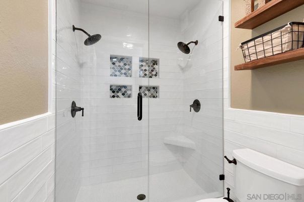 Bathroom, Glass Shower, Interior