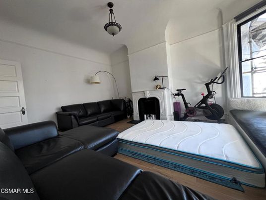 Fireplace, Fitness Equipment, Interior, Wood Texture Flooring