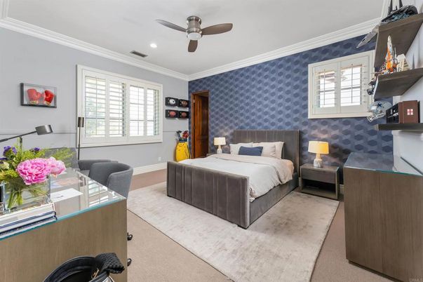 Bedroom, Home Office, Interior, Recessed Lighting