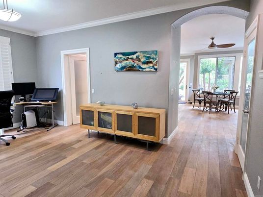 Dining room, Interior, Wood Texture Flooring