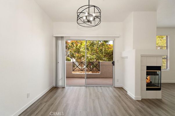 Chandelier, Fireplace, Interior, Wood Texture Flooring