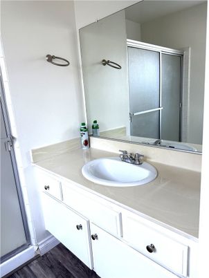 Bathroom, Dual Sink Vanities, Interior, Wood Texture Flooring