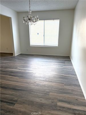 Chandelier, Empty room, Interior, Wood Texture Flooring