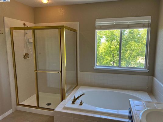 Bathroom, Glass Shower, Interior, Tile Countertops