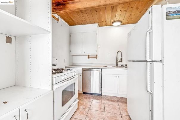 Interior, Kitchen, Stainless Steel Appliances, Wooden Ceilings