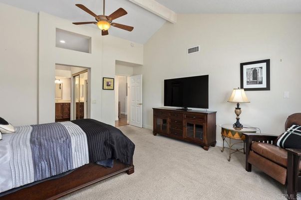 Bedroom, Interior, Recessed Lighting