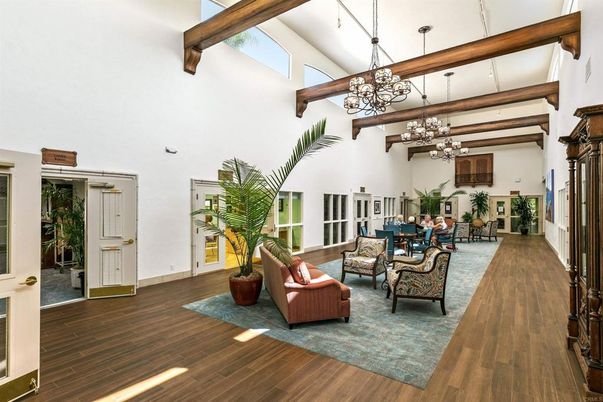 Chandelier, Interior, Living room, Pendant Lights, Wooden Beams, Wood Texture Flooring