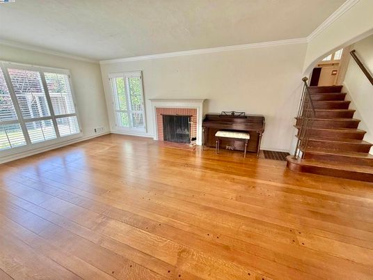 Fireplace, Interior, Piano, Wood Texture Flooring