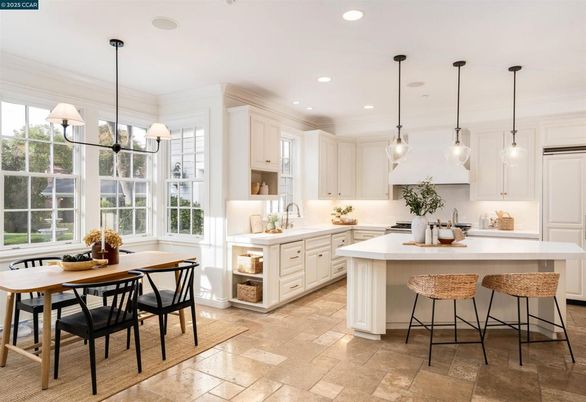 Dining room, Interior, Kitchen, Pendant Lights, Recessed Lighting