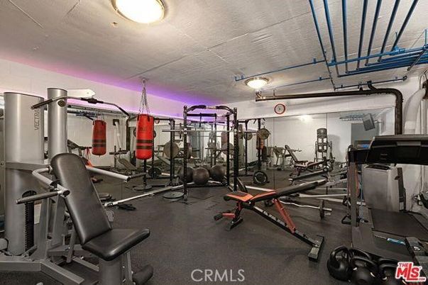 Fitness Equipment, Gym, Interior, Recessed Lighting