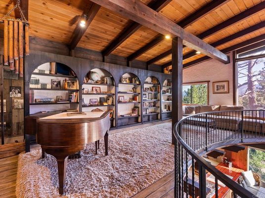 Interior, Piano, Wooden Beams, Wooden Ceilings, Wood Texture Flooring