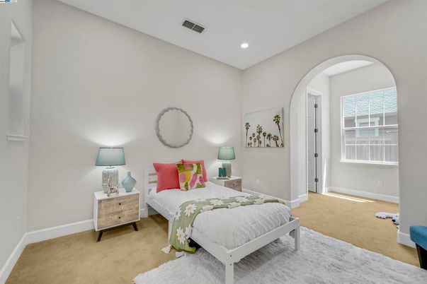Bedroom, Interior, Recessed Lighting
