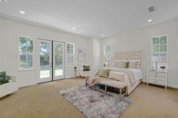 Bedroom, Interior, Recessed Lighting