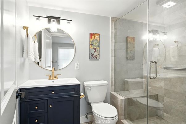 Bathroom, Glass Shower, Interior