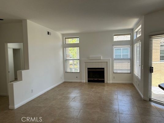 Empty room, Fireplace, Interior