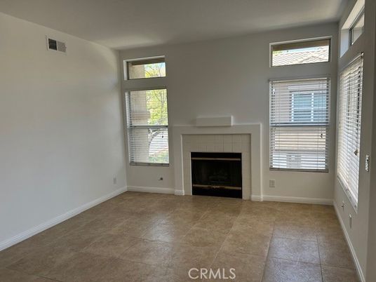 Empty room, Fireplace, Interior