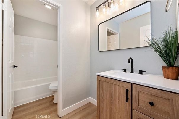 Bathroom, Interior, Wood Texture Flooring