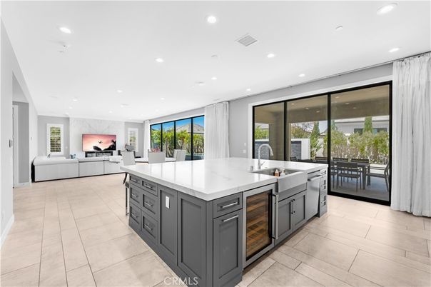 Interior, Kitchen, Living room, Recessed Lighting