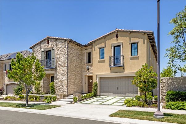 Attached, Exterior, Facade, Solar Panels, Mediterranean