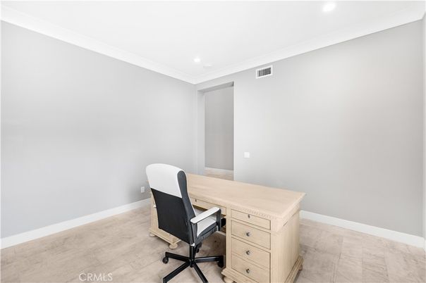 Home Office, Interior, Recessed Lighting
