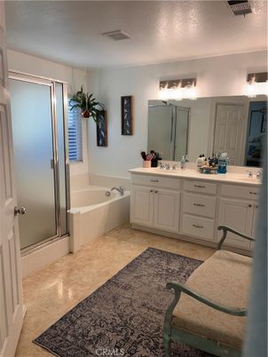 Bathroom, Dual Sink Vanities, Glass Shower, Interior