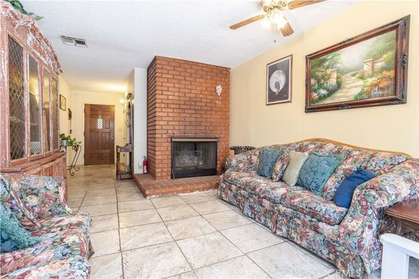 Fireplace, Interior, Living room, Stone Walls