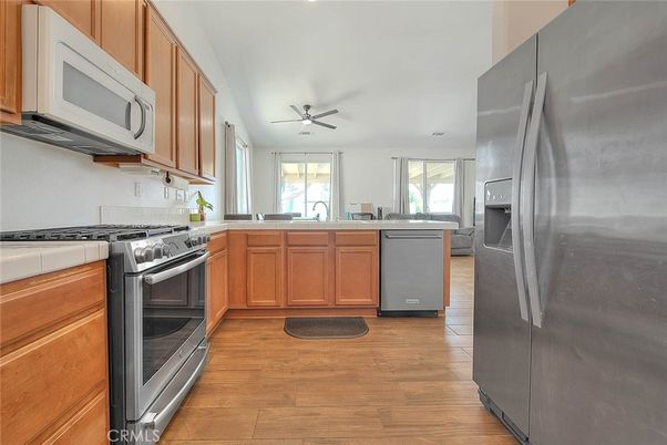 Interior, Kitchen, Wood Texture Flooring