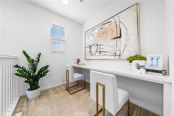 Home Office, Interior, Recessed Lighting
