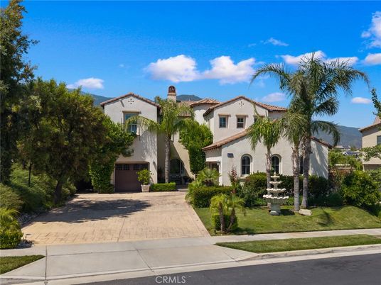 Attached, Exterior, Facade, Spanish Mediterranean